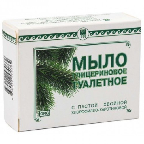 Купить Мыло туалетное глицериновое Фитолон с пастой хвойной хлорофилло-каротиновой  г. Вологда   